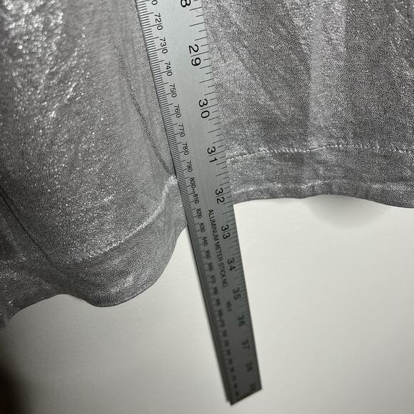 Custo Barcelona Dress Womens Size 3 US Medium Black Silver Silk Blend Sequin Y2K - Picture 2 of 16